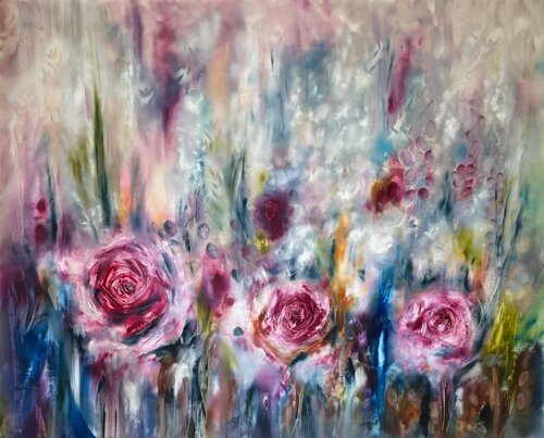 Romance Garden van Khrystyna Kozyuk, Schilderij te koop op Singulart