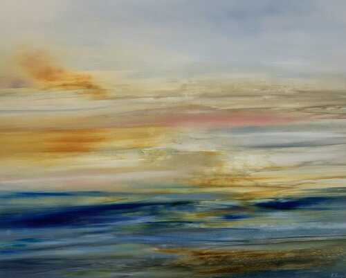 Airy Landscape van Khrystyna Kozyuk, Schilderij te koop op Singulart