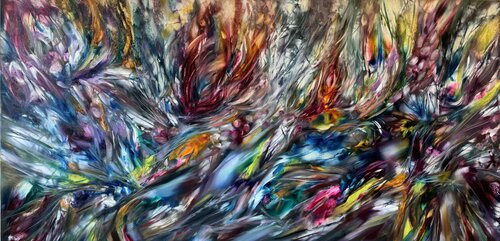 Maui Botanical garden van Khrystyna Kozyuk, Schilderij te koop op Singulart