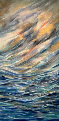 Mountain Shore II van Khrystyna Kozyuk, Schilderij te koop op Singulart