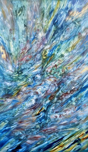 Water Reflections V van Khrystyna Kozyuk, Schilderij te koop op Singulart