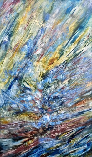 Water Reflections III di Khrystyna Kozyuk, Pittura in vendita su Singulart