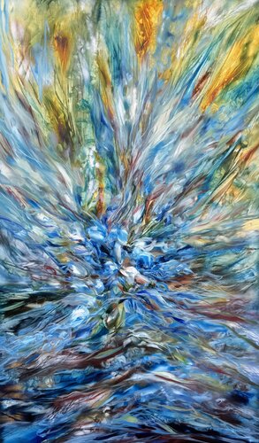 Water Reflections I par Khrystyna Kozyuk, Peinture en vente sur Singulart