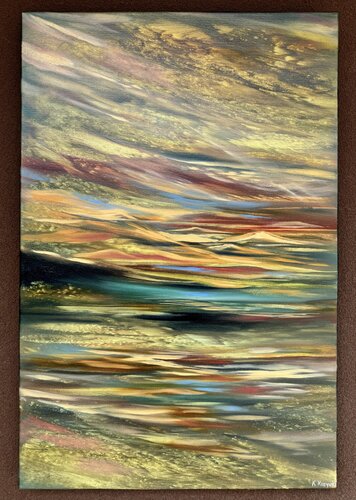 Sacred Land di Khrystyna Kozyuk, Pittura in vendita su Singulart