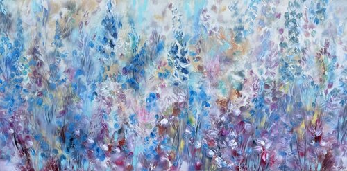 Flower Secrets van Khrystyna Kozyuk, Schilderij te koop op Singulart