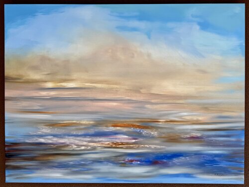 Morning Clouds di Khrystyna Kozyuk, Pittura in vendita su Singulart