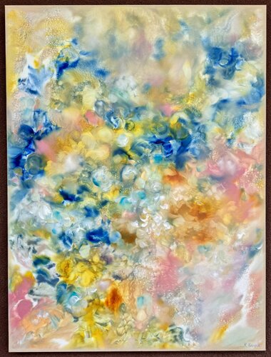 Hydrangea I van Khrystyna Kozyuk, Schilderij te koop op Singulart