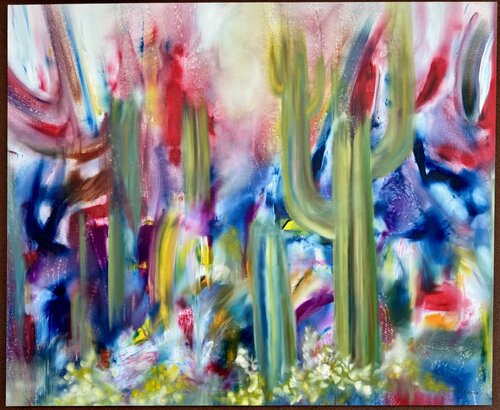 Cactus di Khrystyna Kozyuk, Pittura in vendita su Singulart