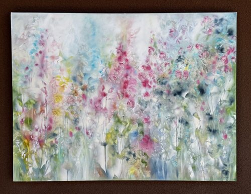 Garden Blooms di Khrystyna Kozyuk, Pittura in vendita su Singulart