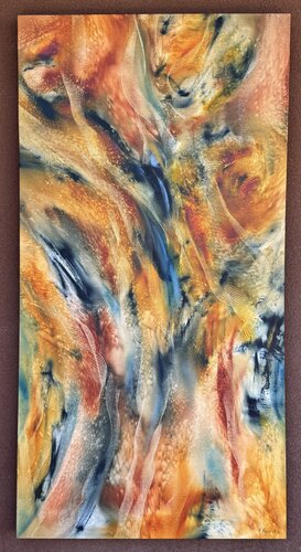 Canyon Wall by Khrystyna Kozyuk, 油畫 for Sale on Singulart