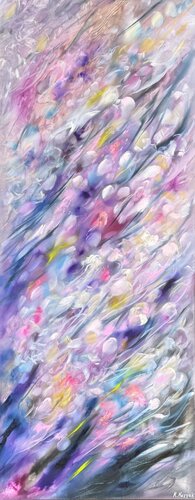 Purple Rain I van Khrystyna Kozyuk, Schilderij te koop op Singulart