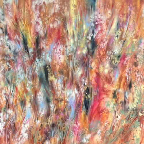 Mystical Wetland II di Khrystyna Kozyuk, Pittura in vendita su Singulart