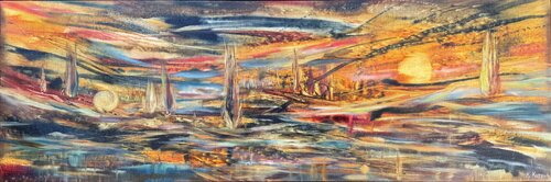 Tuscan Sun IV di Khrystyna Kozyuk, Pittura in vendita su Singulart