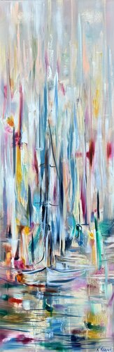 Dream Boat 1 di Khrystyna Kozyuk, Pittura in vendita su Singulart