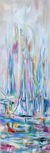 Dream Boat 5 van Khrystyna Kozyuk, Schilderij te koop op Singulart