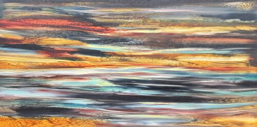 Evening Mirage 3 von Khrystyna Kozyuk, Malerei kaufen auf Singulart