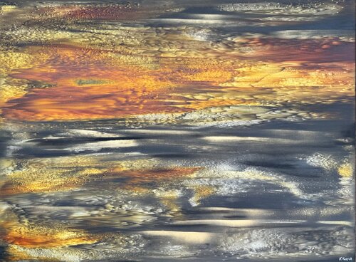 Blue Horizon von Khrystyna Kozyuk, Malerei kaufen auf Singulart