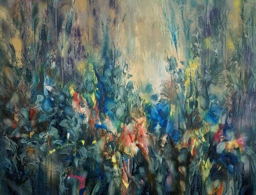 Lost in the Fields van Khrystyna Kozyuk, Schilderij te koop op Singulart