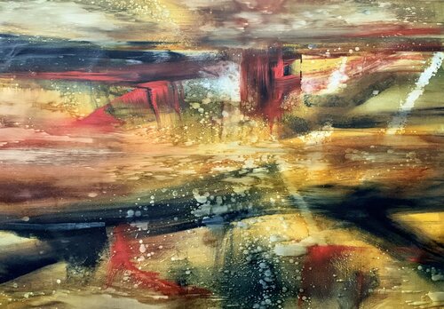 Japanese gardens van Khrystyna Kozyuk, Schilderij te koop op Singulart