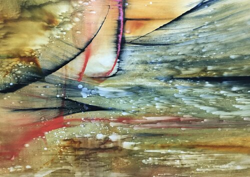 Sailing on the air van Khrystyna Kozyuk, Schilderij te koop op Singulart