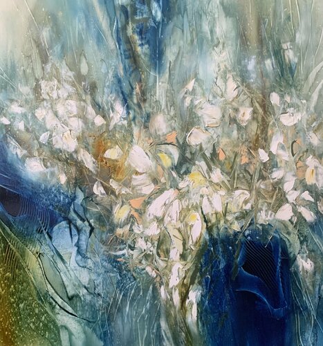 White drops van Khrystyna Kozyuk, Schilderij te koop op Singulart