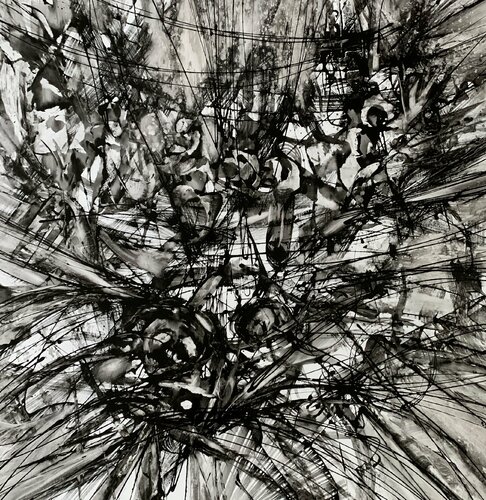 Light inside the lines van Khrystyna Kozyuk, Schilderij te koop op Singulart