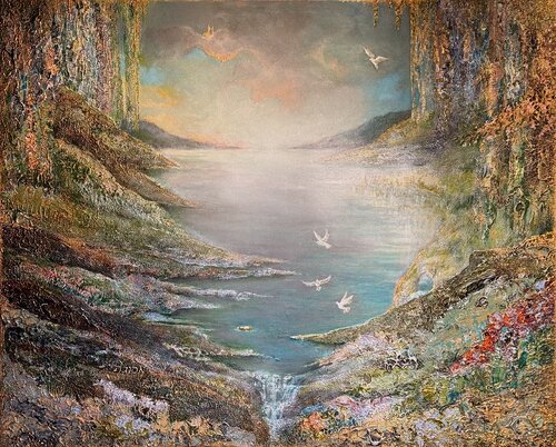 Garden of Emunah by Nina Björk, Painting for Sale on Singulart