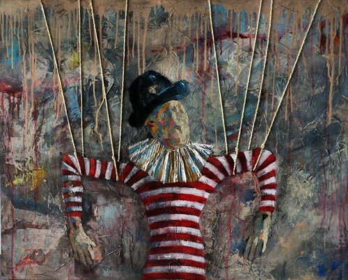 PUPPET SERIES 0001 di Josep Pozo, Pittura in vendita su Singulart