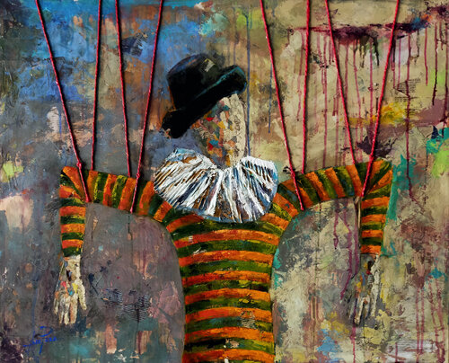 PUPPET SERIES 0002 di Josep Pozo, Pittura in vendita su Singulart