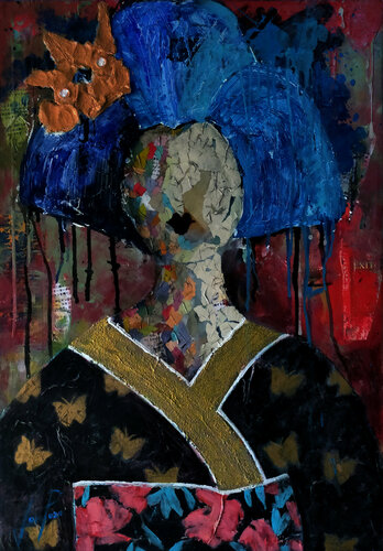 SERIE GEISHA 00043 di Josep Pozo, Pittura in vendita su Singulart