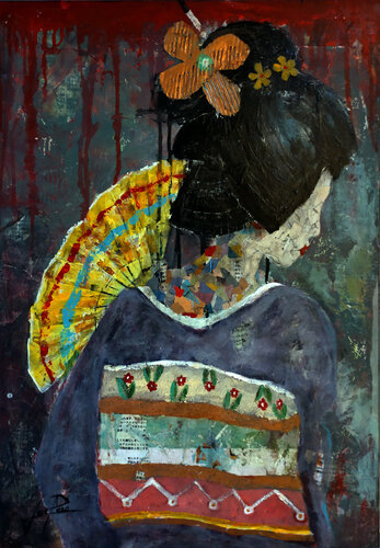 SERIE GEISHA 00044 par Josep Pozo, Peinture en vente sur Singulart
