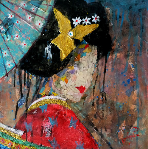 SERIE GEISHA 00045 par Josep Pozo, Peinture en vente sur Singulart