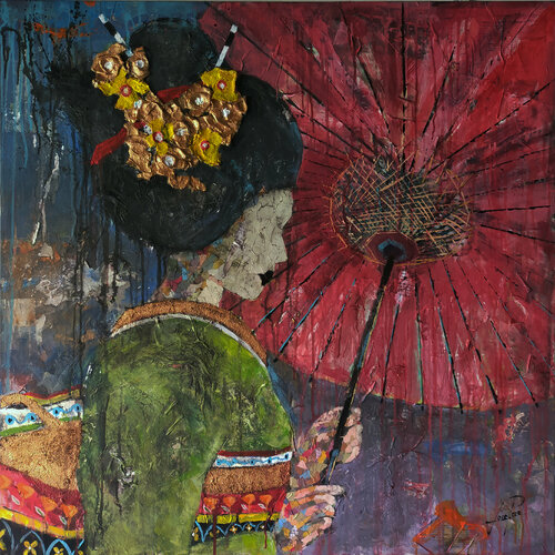 SERIE GEISHA 00048 van Josep Pozo, Schilderij te koop op Singulart
