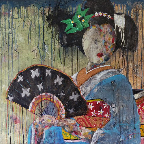 SERIE GEISHA 00049 von Josep Pozo, Malerei kaufen auf Singulart