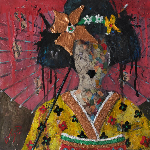 SERIE GEISHA 00055 par Josep Pozo, Peinture en vente sur Singulart
