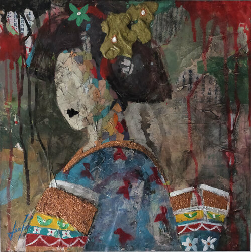 SERIE GEISHA 00058 par Josep Pozo, Peinture en vente sur Singulart