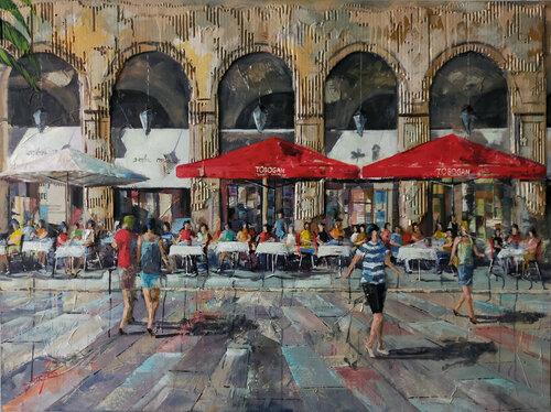 TERRAZA TOBOGAN PLAZA REAL BARCELONA Josep Pozo