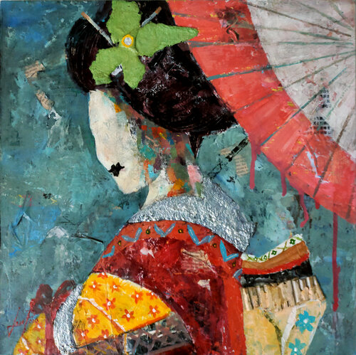 SERIE GEISHA 00065 par Josep Pozo, Peinture en vente sur Singulart
