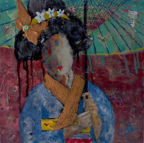 SERIE GEISHA 00066 par Josep Pozo, Peinture en vente sur Singulart