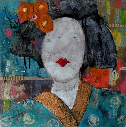 SERIE GEISHA 00070 par Josep Pozo, Peinture en vente sur Singulart