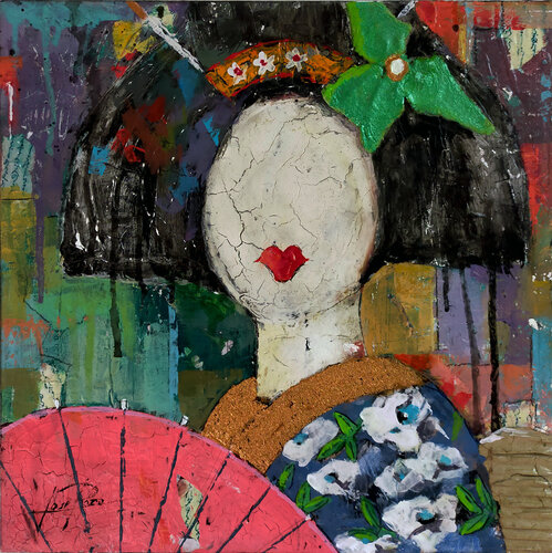 SERIE GEISHA 00071 par Josep Pozo, Peinture en vente sur Singulart