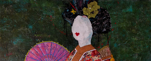 SERIE GEISHA 00076 van Josep Pozo, Schilderij te koop op Singulart