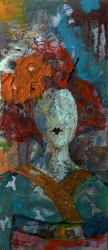 ESTUDIO GEISHA 0002 van Josep Pozo, Schilderij te koop op Singulart