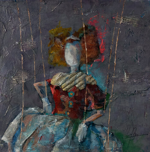 ESTUDIO PUPPET SERIES 0003 by Josep Pozo, Painting for Sale on Singulart