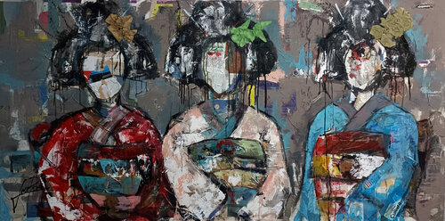 SERIE GEISHA 00078 von Josep Pozo, Malerei kaufen auf Singulart