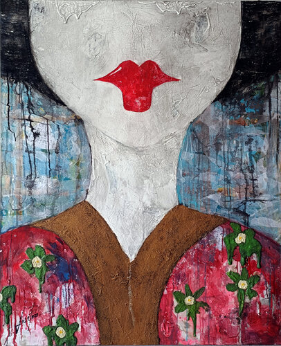 SERIE GEISHA 00085 van Josep Pozo, Schilderij te koop op Singulart