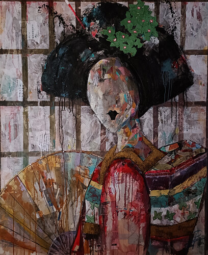 SERIE GEISHA 00089 von Josep Pozo, Malerei kaufen auf Singulart