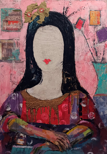 NOTA  GIOCONDA 0007 van Josep Pozo, Schilderij te koop op Singulart