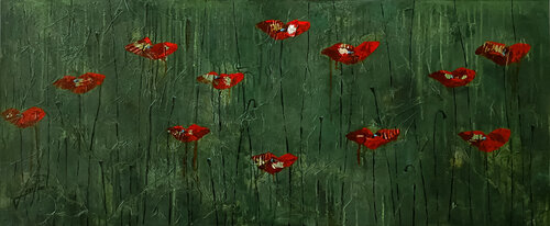 SERIE AMAPOLAS 00017 von Josep Pozo, Malerei kaufen auf Singulart