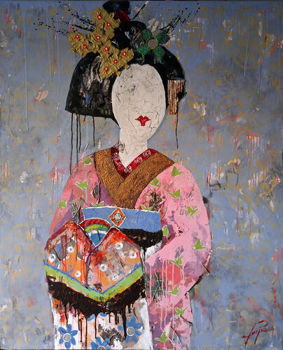 SERIE GEISHA 000100 von Josep Pozo, Malerei kaufen auf Singulart